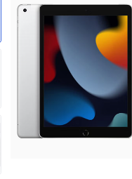 iPad 2021 (9th Generation) 10.2-Inch, 64GB, WiFi, Silver With Facetime - International Version